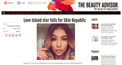 Desktop Screenshot of beauty-magazine.co.uk